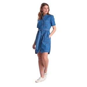 Barbour Denim Dress - Size 10